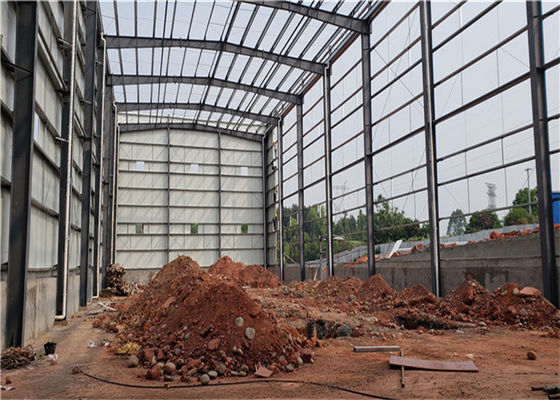 Prefabrykowane budynki stalowe przemysłowe z ramą Q235B/Q355B