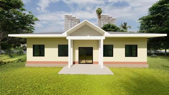 Prefabrykowany dom ze stalowej konstrukcji z izolacją z wełny szklanej