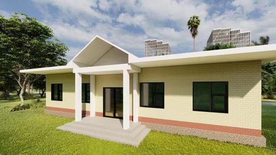 Prefabrykowany dom ze stalowej konstrukcji z izolacją z wełny szklanej